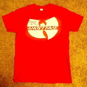 OG Deadstock t-shirt signed by Ghostface Killah.